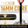 Franklin Signature Pro Carbon Fibre Paddle Range – MaxGrit Performance Series – 16mm – Black/Gold