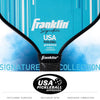 Franklin Signature Pro Carbon Fibre Paddle Range – MaxGrit Performance Series – 16mm – Blue