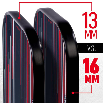 Franklin Signature Pro Carbon Fibre Paddle Range – MaxGrit Performance Series – 16mm – Navy