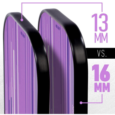 Franklin Signature Pro Carbon Fibre Paddle Range – MaxGrit Performance Series – 16mm – Purple