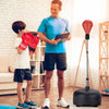Freestanding Adjustable Punching Bag with Stand & Boxing Gloves