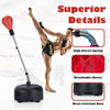 Freestanding Adjustable Punching Bag with Stand & Boxing Gloves