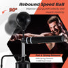 Freestanding Boxing Speed Trainer with 360° Spinning Bar & Punching Bag