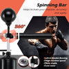 Freestanding Boxing Speed Trainer with 360° Spinning Bar & Punching Bag