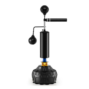 Freestanding Boxing Speed Trainer with 360° Spinning Bar & Punching Bag
