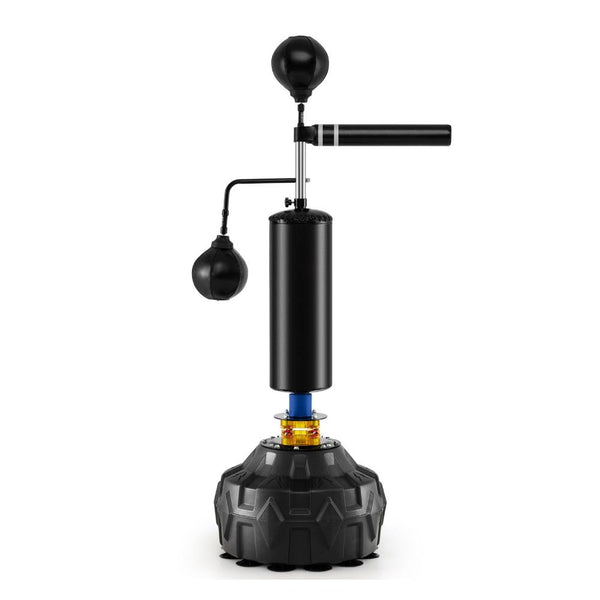 Freestanding Boxing Speed Trainer with 360° Spinning Bar & Punching Bag