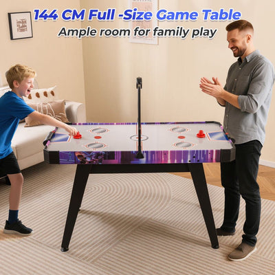 Full-Size Air Hockey Games Table with Electronic Scoring