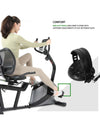Recumbent Magnetic Exercise Bike with 8 Resistance Levels