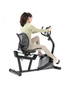 Recumbent Magnetic Exercise Bike with 8 Resistance Levels