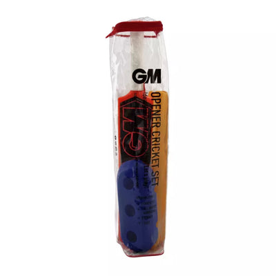 Gunn & Moore Opener Cricket Set with Bat, Ball, Base & Stumps for Kids Ages 4-8 Years