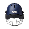 GM Purist Geo II Cricket Helmet n Blue with Steel Grille and Adjustable Wheel