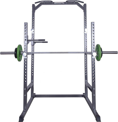 Half Power Cage Squat Rack with Pull Up Bars