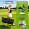 Golf Practice Net with Dual Side Barriers & Target