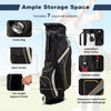 Golf Stand Bag with 8-Way Divider & Cooler Pocket