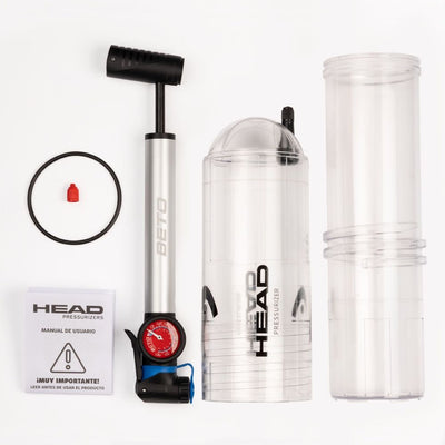 4pc Tennis Ball Pump Pressuriser Kit by HEAD