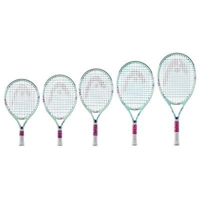 HEAD Coco Junior Female Tennis Rackets with Flower Print Pink Handles