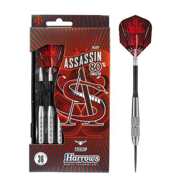 Harrows Assassin 80% Tungsten Steel Tip Darts