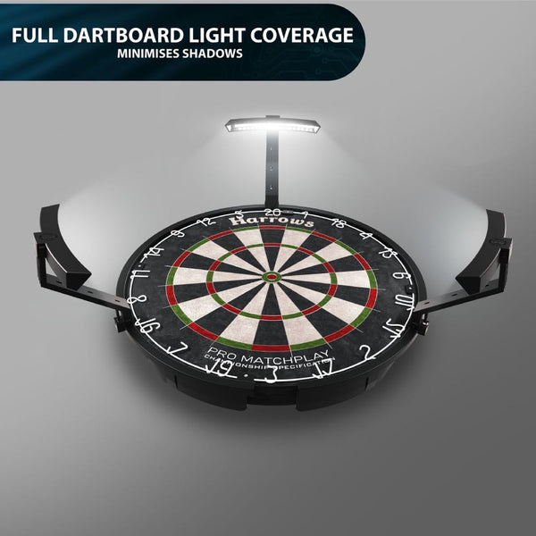 Harrows Trilight Universal Magnetic LED Dartboard Lighting System