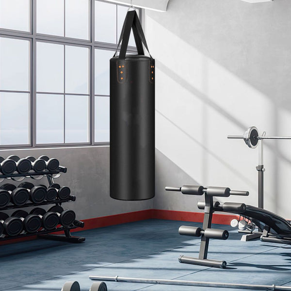 Heavy Hanging Punching Bag Set with 12oz Boxing Gloves & Hand Wraps