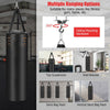 Heavy Hanging Punching Bag Set with 12oz Boxing Gloves & Hand Wraps