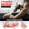 Heavy Hanging Punching Bag Set with 12oz Boxing Gloves & Hand Wraps