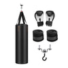 Heavy Hanging Punching Bag Set with 12oz Boxing Gloves & Hand Wraps