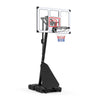 Height-Adjustable Basketball Hoop System with Training Rebounder