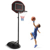 Height-Adjustable Portable Basketball Hoop System