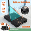 Height-Adjustable Portable Basketball Hoop with Crank Lift System