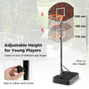 Junior Basketball Hoop with Adjustable Height & Fillable Base