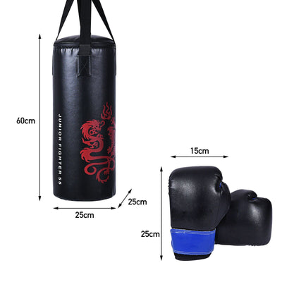 Punch Bag and Gloves Dimensions