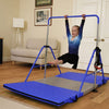 Kids' Folding Gymnastics Training Bar with Gymnastics Rings