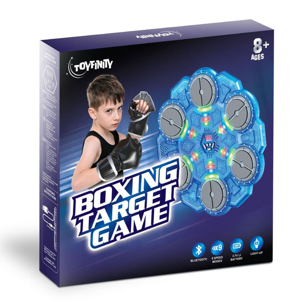 Kids Interactive Boxing Target Game with Gloves, Lights & Music