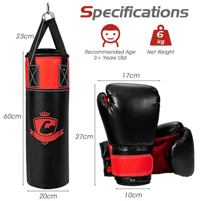 Kids Punching Bag Dimensions
