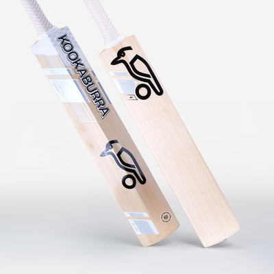 Grade-3 Cricket Bat with Kashmir Willow 8.1 Wood by Kookaburra in White