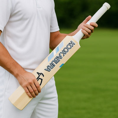Kookaburra Cricket Bat with 8.1 Kashmir Willow 3-Grade Wood in White