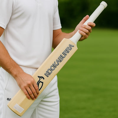 Kookaburra Cricket Bat 3-Grade Kashmir Willow Wood in White