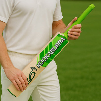 6-Grade English Wood Cricket Bat Kookaburra Kahuna Short Handle