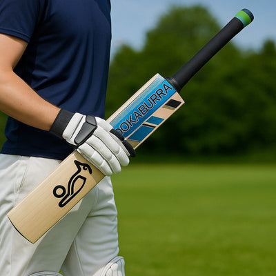 Cricket Bat with Short Handle for Teenagers and Females by Kookaburra