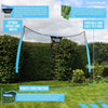Large 12ft x 10ft Portable Kids Football Garden Stop Net