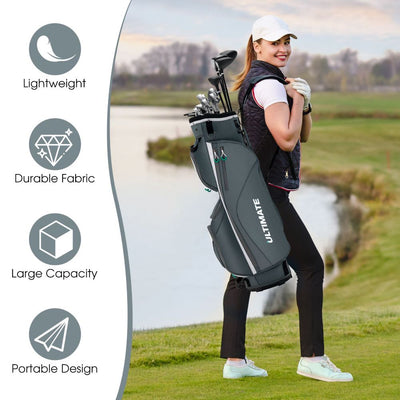 Lightweight Golf Cart Bag with 14-Way Divider
