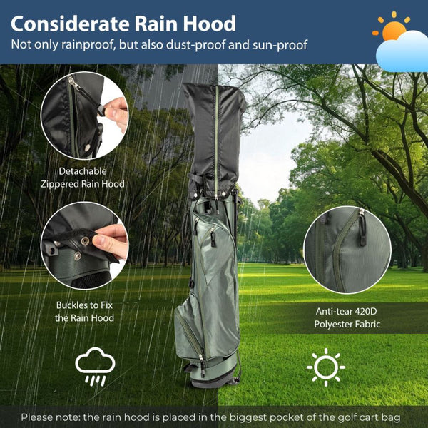 Lightweight Golf Stand Bag with 4-Way Divider