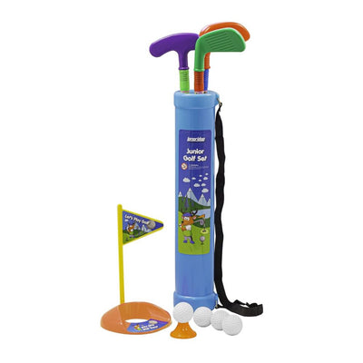 Longridge Junior Caddy Plastic Golf Starter Set with Trolley & Targets