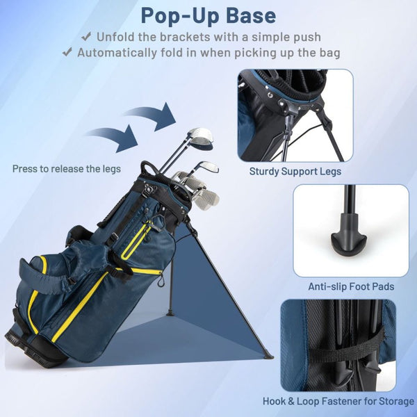 Men's Complete RH Golf Club Set with Stand Bag
