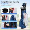 Men's Right-Handed Golf Club Set with 460CC Driver & Stand Bag