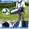 Men's Right-Handed Golf Club Set with 460CC Driver & Stand Bag