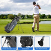 Men's Right-Handed Golf Club Set with 460CC Driver & Stand Bag