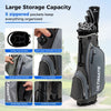 Men's Right-Handed Golf Club Set with 460CC Driver & Stand Bag