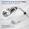 Men's Right-Handed Golf Club Set with 460CC Driver & Stand Bag