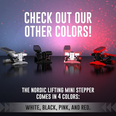 Nordic Mini Exercise Stepper in 4 Different Colours